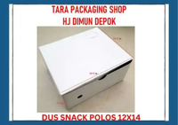 DUS SNACK POLOS 12X14 CM isi 10 Lembar
