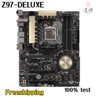 For Z97-DELUXE Motherboard PCI-E3.0 HDMI LGA 1150 DDR3 ATX Z97 Mainboard 100% Tested Fully Work