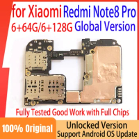 Original Motherboard for Xiaomi Redmi Note 8 Pro Global Version Unlocked Mainboard Good Circuit Plate Logic Board Replacement