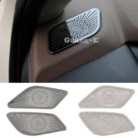 For Nissan X-trail Xtrail Rogue 2021 2022 2023 Stainless Steel Front Tweeter Audio Speaker Cover Trim Frame Sticker Accessories