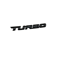 thwoscion Universal Turbo Letter 3D Lencana/Emblem Kereta & Motosikal (Decal Pelekat Hiasan)