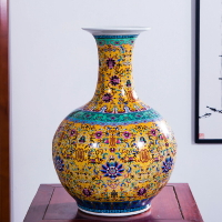 a213景德鎮陶瓷器落地大花瓶仿古中式家居客廳玄關裝飾品擺件大號
