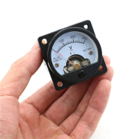 0-300V Pointer Type Round AC 0-300V Panel Meter Voltage Gauge Meter AC Voltage Pointer Voltmeter Vol