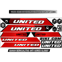 STIKER VARIASI STRIPING SEPEDA UNITED BMX COD