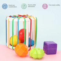 HOT SALE Huanger Shape Sorting Baby Montessori Learning Educational Toys Children Shape Training Bab