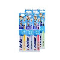 แปรงสีฟันเด็ก Baby Buddy สำหรับ 1-4 ปี แพ็ค 6 ชิ้น คละสี