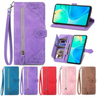 For OPPO A38 A58 A78 A57E A1 5G Phone Case Forest Zipper Exotic Leather Wallet For OPPO K11 K11X A17 K10X Case Anti-fall Cover