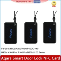 Original Aqara Smart Door Lock NFC Card for Aqara Smart Door Lock N100 N200 P100 D200 Series EAL5+ Level Safety Program control