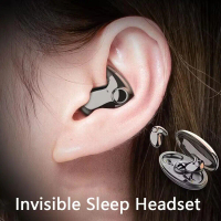 Tai nghe ngủ vô hình, Tai nghe Bluetooth không dây 5.3, Tai nghe thể thao, Khử tiếng ồn, Âm thanh nổ