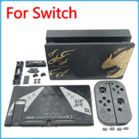 For Switch Monster Hunter Shell For Switch RISE Console Joy-con Replacement Shell Charging Base TV Dock Housing Cover Protective