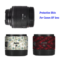 Camera Lens Sticker Skin For Canon RF50 F1.8 STM RF16 RF35mm RF35 RF24 RF 24-50 RF24-50mm RF18-45 Coat Wrap Protective Film