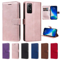 For Xiaomi Redmi Note 12S Case Leather Magnetic Flip Wallet Card Holder Phone Cover For Redmi Note 12S Note12S 6.43" Funda Shell