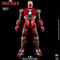 Hot Marvel Original Iron Man Kingarts Ka 1:9 Complete Mk8 Mk9 Mk11 Mk12 Mk13 Mk14 Alloy Figure Assembled Collectible Model Toys