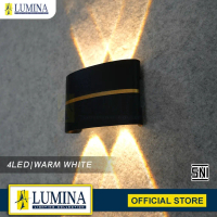 LUMINA Lampu Hias Lampu Led Dinding Lampu Dinding Model Minimalis - Type B158/4-GL-3000K