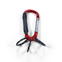 Carabiner Key Holder Mayra Red Thanksinsomnia