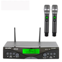 Professional OKMIC Dual Handheld Wireless Microphone System Popular Karaoke multiple wireless microphone system