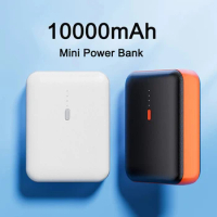 Mini Power Bank 10000mAh 5V 2.1A Fast Charging Portable Charger External Battery Pack Powerbank for iPhone Xiaomi Samsung Huawei