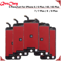 5 Piece/Lot For iPhone 6 / 6 Plus / 6S / 6S Plus / 7 / 7 Plus / 8 / 8 Plus LCD Display Monitor Touch Screen Digitizer Assembly