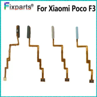 Touch ID For Xiaomi Poco F3 Home Button Fingerprint Ribbon Identification Sensor Flex Cable Poco F3 Fingerprint Flex M2012K11AG
