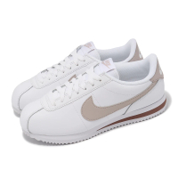 NIKE 耐吉 休閒鞋 Wmns Cortez 女鞋 白 奶茶色 阿甘鞋 復古 皮革(DN1791-105)