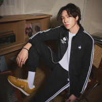 【LE COQ SPORTIF 公雞】官方直營 吸濕排汗立領外套 男女款-2色-LWV61561_LWV62561