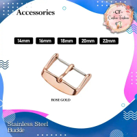 Buckle Strap Pengait Tali Jam Tangan 14Mm 16Mm 18Mm 20Mm 22Mm Stainless Steel Prenium