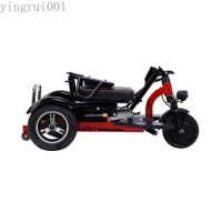 For 48V 300W 20AH 30-35km Adult 3 Wheel Elderly Enclosed Folding Mobility Electric Tricycles Three Wheel Scooter
