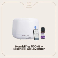 SKY - Humidifier Diffuser Air Purifier Aromatherapy Essential oil Diffuser 500ML+Remote 7 Color Led 