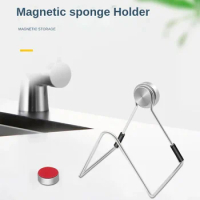 Sponge Holder for Kitchen Sink Stainless Steel Drain Rack Detachable Cleaning Cloth Shelf Dish Drainer Kitchen