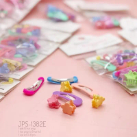SAT - JEPITAN RAMBUT MINI SET TIPTOP / JEPIT PONI ANAK KOREA LUCU
