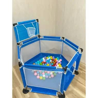 AQUATIC Kolam Mandi Bola Keranjang Mandi Bola Mainan Tenda Anak Tempat Mandi Bola Playpen Pagar Bayi