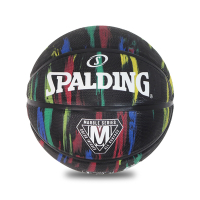 Spalding 籃球 Marble Rubber Outdoor 黑 彩色 水彩 印花 室外球 斯伯丁 SPA84398