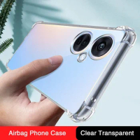 Luxury Transparent Silicone Phone Case for 1+ 1+Nord Oneplus Nord CE 4 3 2 CE4 CE3 CE2 Lite N20 SE N30 N300 5G Airbag Back Cover