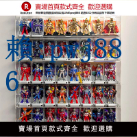 【可打統編 超低價】適用布魯可奧特曼盲盒手辦收納展示架拼裝人偶公仔收納盒柜可壁掛