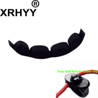 XRHYY Replacement Top Headband Cushion Foam Cover Pad For Sennheiser HD600 HD650 HD580 HD545 HD565 HD581 Headphones-Black