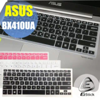 【Ezstick】ASUS BX410 BX410UA 彩色中文印刷矽膠鍵盤膜(台灣專用 / 注音+倉頡)
