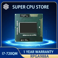 Intel Core i7-720QM i7 720QM SLBLY CPU Processor 6W 45W 1.6 GHz Quad-Core Eight-Thread Socket G1 / rPGA988A