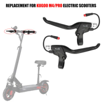 1 Pair Electric Scooters Brake Aluminum Alloy Right &amp; Left Brake Lever Replacement for KUGOO M4/PRO 10 Inch Electric Scooters