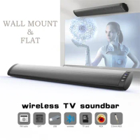 Wireless Music Box Bluetooth Soundbar Subwoofer Stereo Speaker Sound Column for TV Home Theater AUX Optical HDMI-compatible