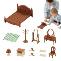 Doll House Furniture Set Miniature Doll House Accessories Mini Doll Decorations Miniature Furniture Pretend Play Furniture Toys