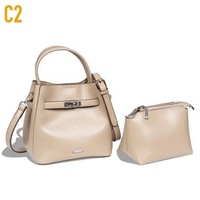 C2 Yolanda Khaki Small Bucket Bag - Tas Bucket Wanita