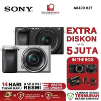 BKP Sony Alpha A6400 6400 Kit 16-50mm Kamera Mirrorless SILVER