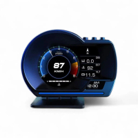✪Smart Gauge P6 PLUS OBD2+GPS เมนูภาษาไทย Smart Gauge เกจรถยนต์ หน้าจอแสดงผล วัดความร้อน♚