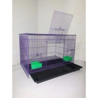 SKY - KANDANG KUCING UMBARAN BURUNG SIZE L 60x40x40 FREE 2 TEMPAT MAKAN CEPUK Kandang Besi Lipat kan