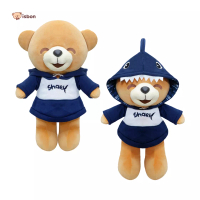 Istana Boneka Boneka Beruang Boney Bear Shark With Hoodie Bahan Premium Cocok Untuk Mainan Anak By Istana Boneka