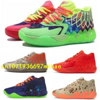 Original Lamelo Ball MB Basketball Shoes Men MB.01 2 Honeycomb Phoenix Phenom Flare Lunar New Year Jade Blue Trainers Sneakers