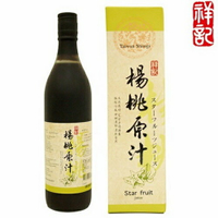 祥記 楊桃原汁 600ml/瓶(超商限1瓶)