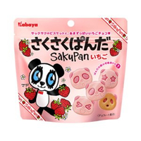 日本製 kabaya 熊貓 草莓 餅乾 巧克力 零食 零嘴 sakupan 卡巴 貓熊 正版 J00030618