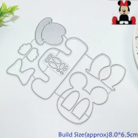 Addy craft METAL CUTTING DIES die cut mouse build up collage dies Scrapbook card PAPER CRAFT stencil punch