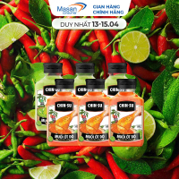 Combo 6 muối ớt  CHIN-SU xanh đỏ/ 6 muối ớt xanh/ 6 muối ớt đỏ Chai 200gr
